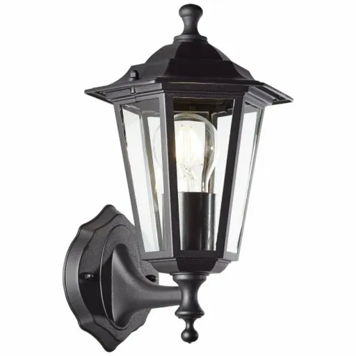 Luz de Parede Brilliant Carleen Exterior E27 Preto 60 W