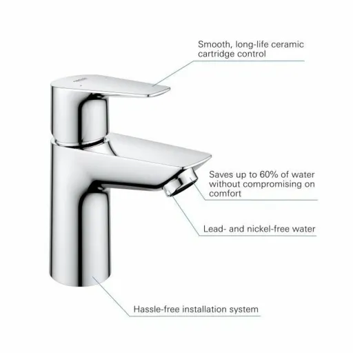 Torneira Monocomando Grohe Start Edge Latão