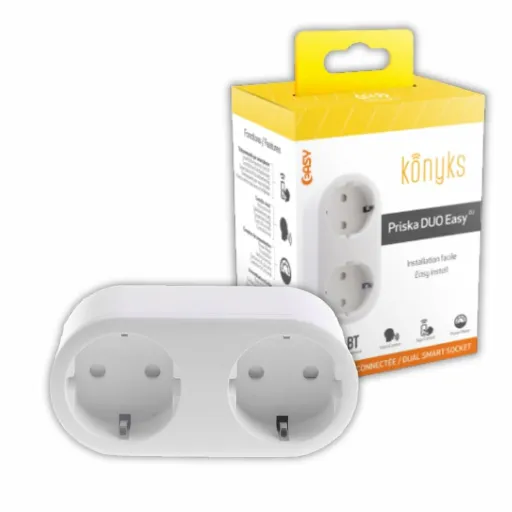 Extensão com 2 Tomadas Sem Interruptor Konyks Priska Duo Easy Wi-Fi 16 A