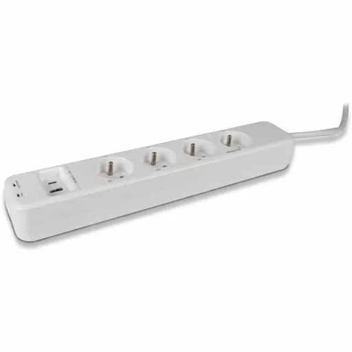 Extensão com 4 Tomadas Sem Interruptor SCS SENTINEL SmartPlug 240 V