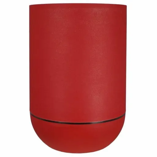 Vaso Riviera Ø 50 cm Vermelho Plástico Redondo