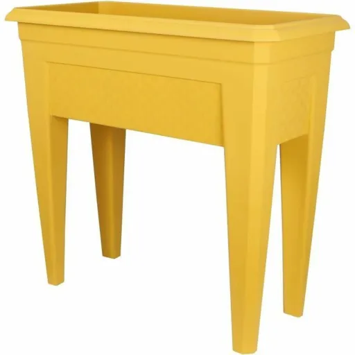 Vaso Riviera Amarelo Retangular 60 cm