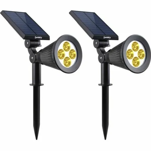 Luminária Lumi Garden Preto 5 V 250 Lm (2 Unidades)