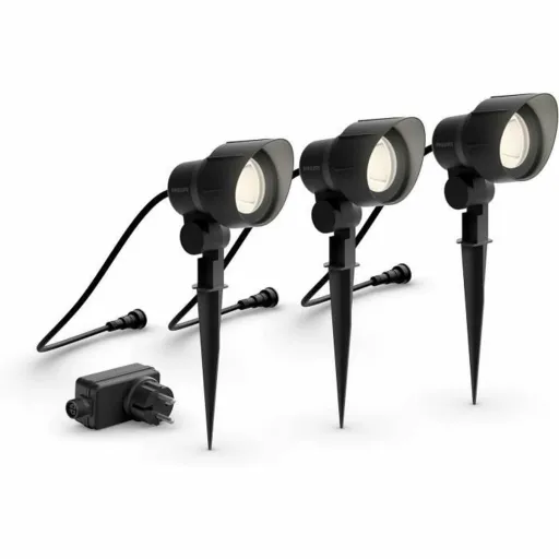 Luminária Philips Preto 220-240 V Branco Quente 600 lm