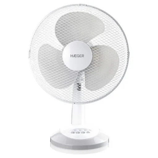 Ventilador de Mesa Haeger FA-012.008A Branco 40 W