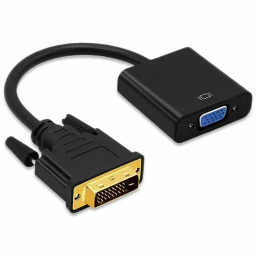 Adaptador DVI-D para VGA PcCom Essential Preto 25 cm