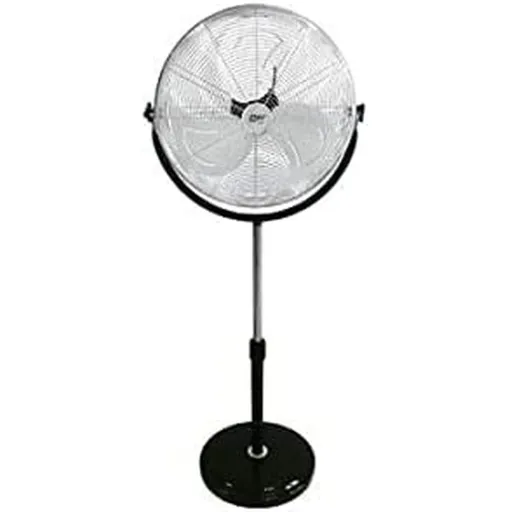 Ventilador de Pé EDM 33939 Preto Prateado 120 W Industrial