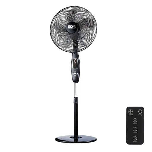 Ventilador de Pé EDM 33967 Preto 60 W