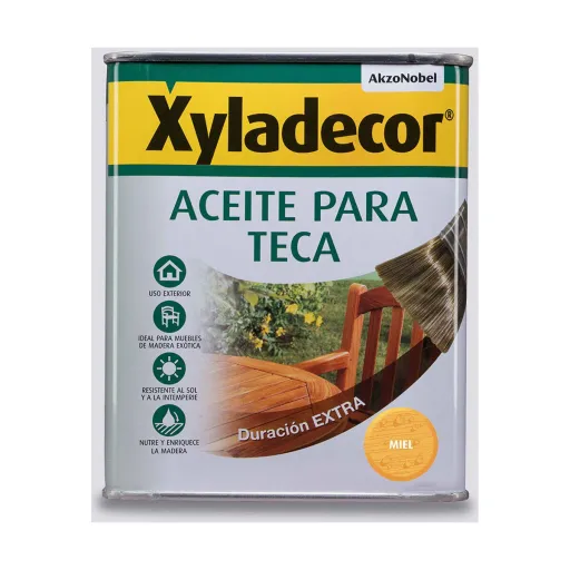 Óleo para Teca AkzoNobel Xyladecor Mel 750 ml Mate