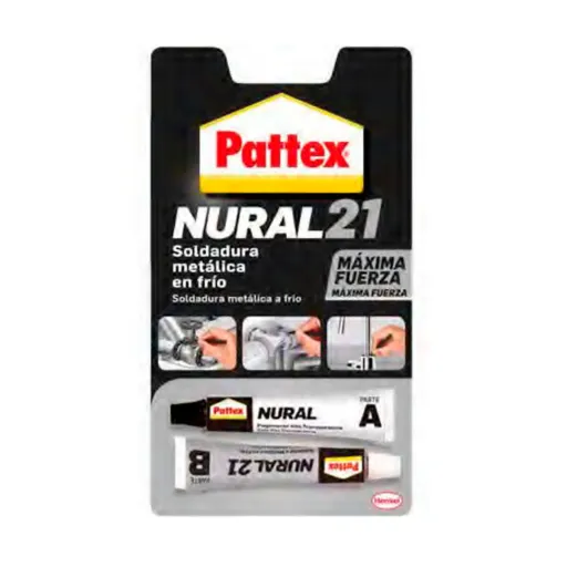 Cola Instantânea Pattex Nural 21 Cinzento 22 ml Pasta