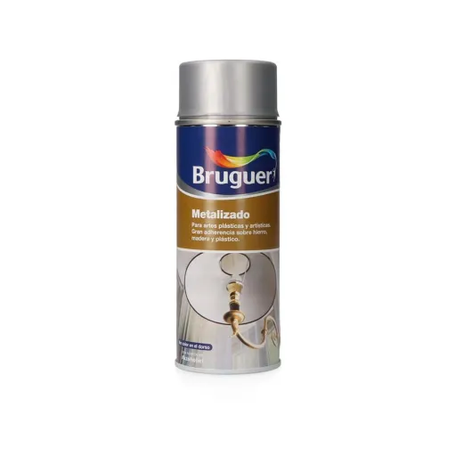 Tinta em Spray Bruguer 5198002 Metalizado Prateado 400 ml