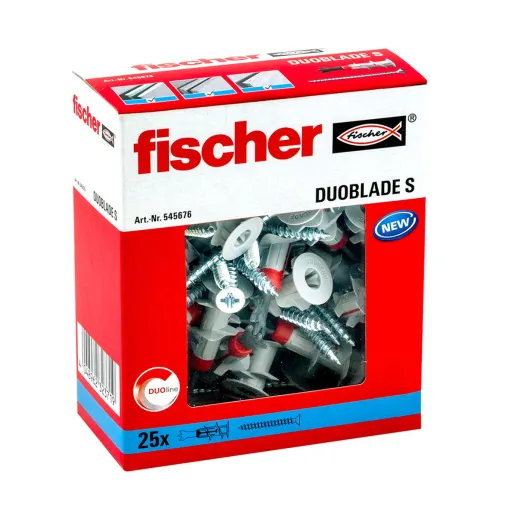 Buchas e Parafusos Fischer 44 mm (25 Unidades)