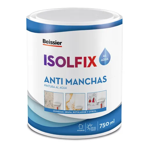 Tinta Acrílica Beissier 70249-012 Isolfix Antimanchas Branco 750 ml