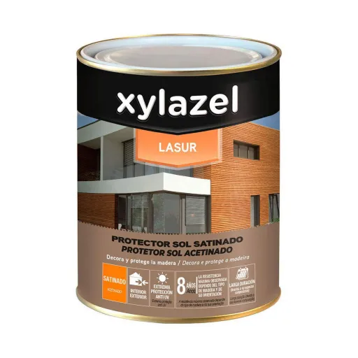 Protetor de Superfícies Xylazel 5396903 Resistente Aos Raios UV Incolor Acetinado 375 ml