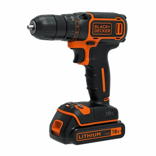 Berbequim com Chave de Fendas Black & Decker BDCDC18