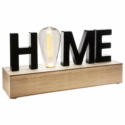 Figura Decorativa Atmosphera 'Home' Leve LED (34 x 16 x 8 cm)