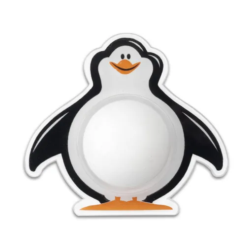 Batente Inofix Portas Pinguim Adesivo Branco/Preto PVC