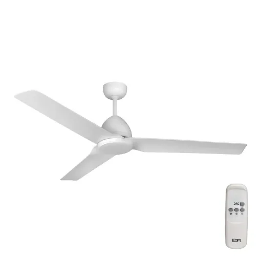 Ventilador de Teto EDM 33986 Java Branco 60 W Ø 130 cm