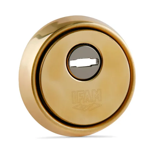 Escudo de Segurança IFAM ES610L Dourado Aço Latão Ø 64 mm