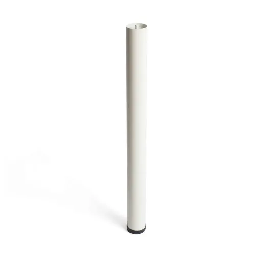 Pernas Rei 406g Regulável Cilíndrica Aço Branco (Ø 7,6 x 71 cm)