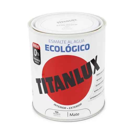 Verniz Titanlux 02t056634 750 ml Esmalte para Acabamentos Branco Mate