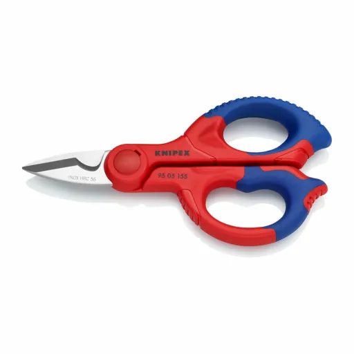 Tesoura de Eletricista Knipex 9505155sb 130 x 32 x 155 mm Fibra de Vidro Aço Inoxidável