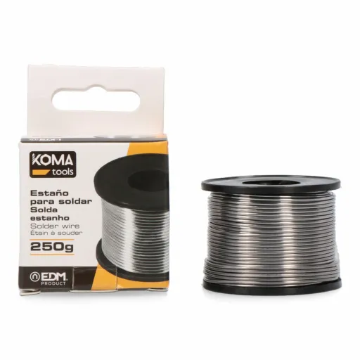 Fio de Estanho para Soldar Koma Tools Carreto 1 mm 250 g