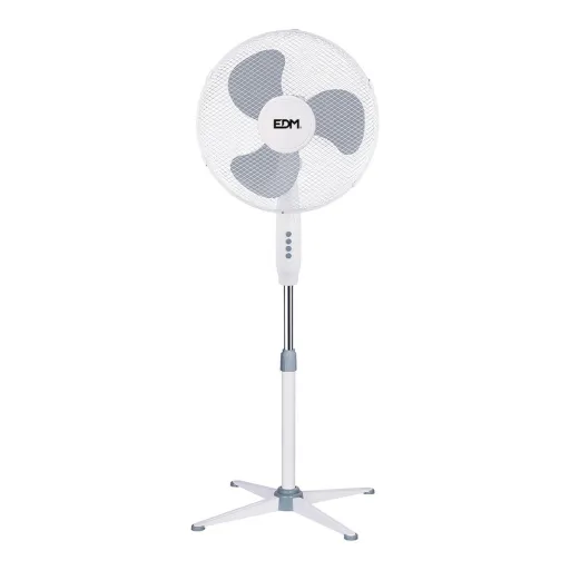 Ventilador de Pé EDM 33500 Branco Cinzento 45 W