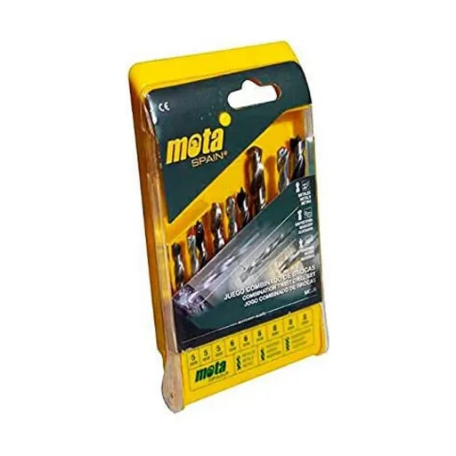 Conjunto de Brocas Mota Mcj9 Widia Metal 9 Peças Tungsténio Multiusos