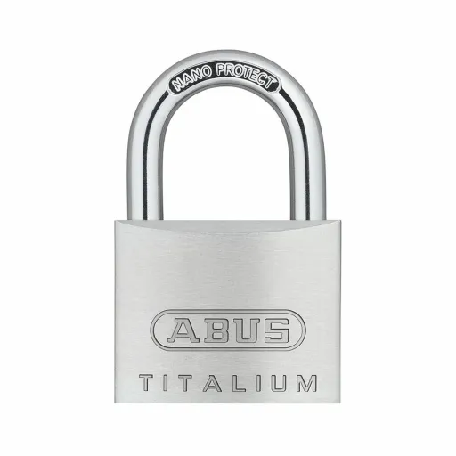 Cadeado com Chave ABUS Titalium 64ti/45 Aço Alumínio Normal (4,5 cm)