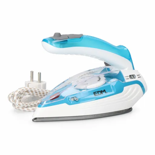 Prancha EDM 07305 Azul Branco 1100 W De Viagem