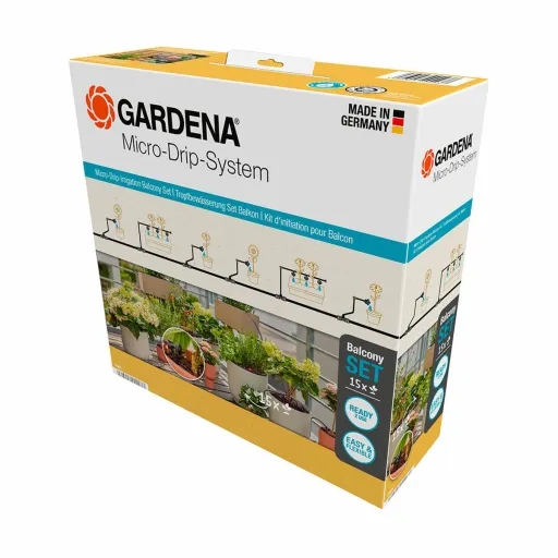 Sistema de Rega Automática por Gotejamento para Vasos Gardena Micro-Drip 13401-20