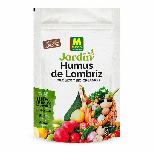 Adubo Orgânico Massó Earthworm Hummus 3 L