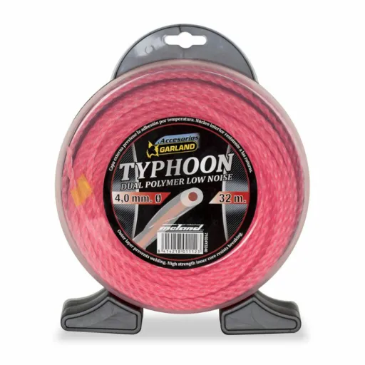 Fio para Corte Garland Typhoon 71024Y3240 4 mm 32 m Dupla Camada