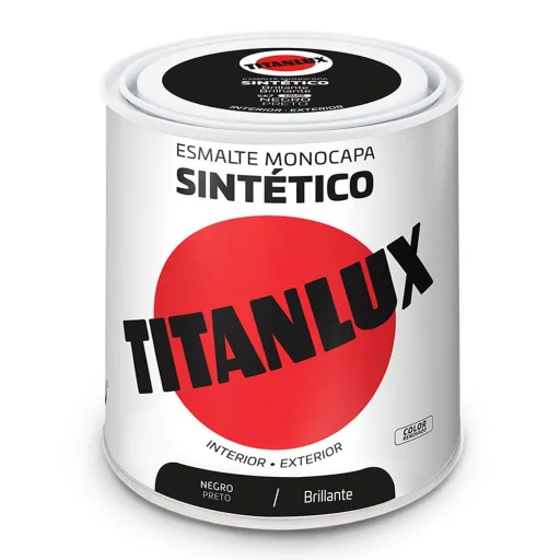 Esmalte Sintético Titanlux 5808993 250 ml Preto