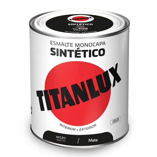 Esmalte Sintético Titanlux 5809006 Preto 750 ml