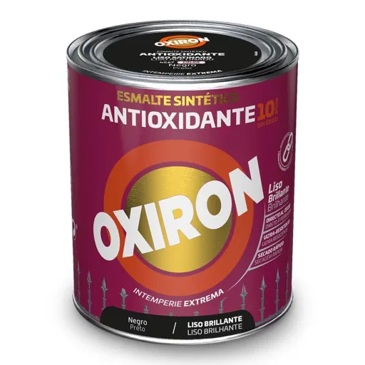 Esmalte Sintético Oxiron Titan 5809081 Preto 750 ml Antioxidante