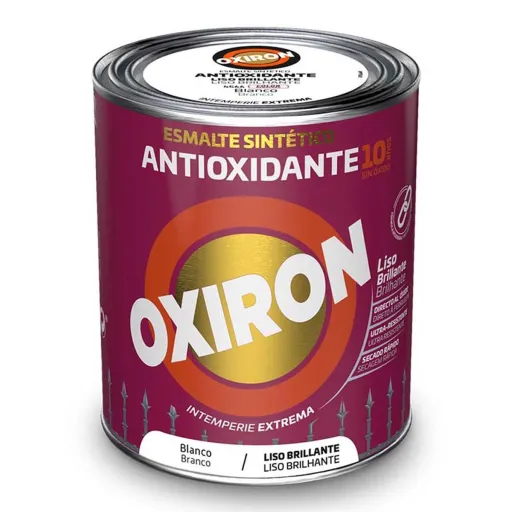 Esmalte Sintético Oxiron 5809077 Metal Brilhante Branco 250 ml