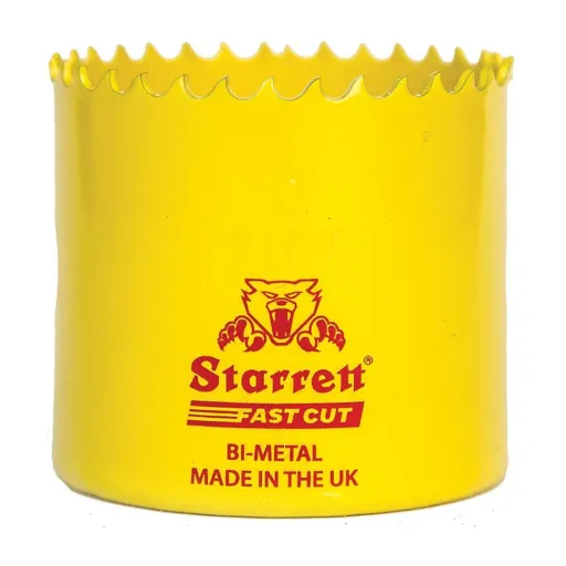 Coroa Perfuradora de Metal Starrett Bi-Metal Fast Cut 63fch060 ø 60 mm