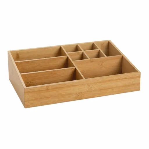 Organizador Multiusos Andrea House Ba73010 Bambu 33 x 21 x 9 cm