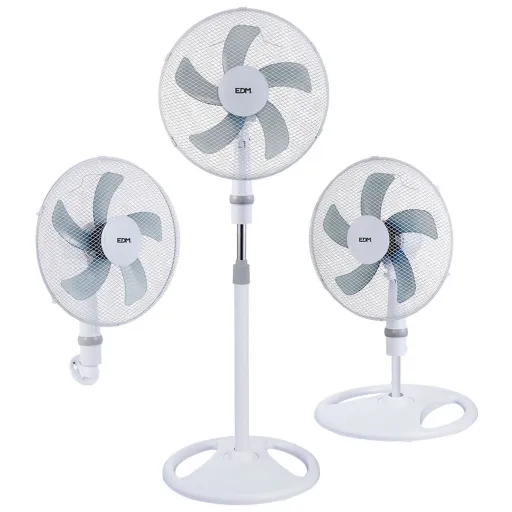 Ventilador EDM 33530 Branco 45 W 3 em 1