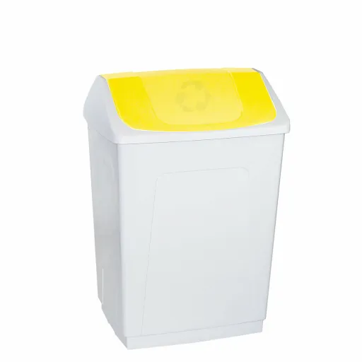 Papeleira Denox Branco Amarelo 55 L