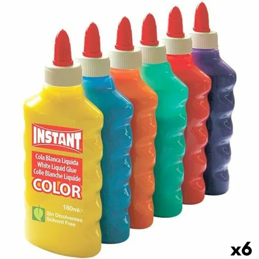 Colagem em Gel Playcolor Instant Multicolor 6 Peças 180 ml