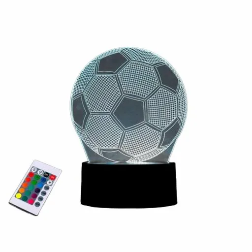 Candeeiro de LED ITotal Football 3D Multicolor