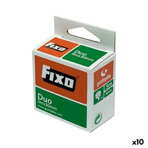 Fita de Dupla Face Fixo 30 mm x 5 m (10 Unidades)