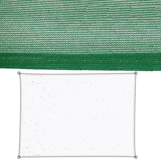 Toldos de Vela Toldo Verde Polietileno 90 x 180 x 0,5 cm