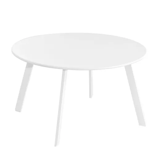 Mesa de Apoio Marzia Aço Branco 70 x 70 x 40 cm