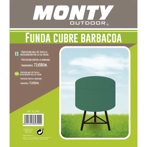 Capa Protetora para Churrasqueira Verde Ráfia 71 x 71 x 56 cm