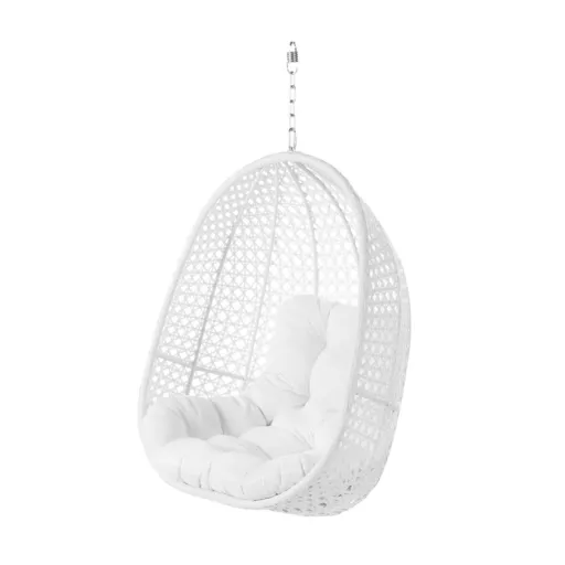 Poltrona de Jardim Suspensa Dido Branco 81 x 64 x 111,5 cm