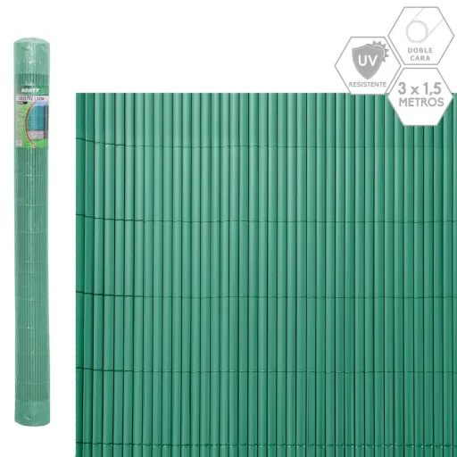 Cerca de Jardim Verde PVC 1 x 300 x 150 cm